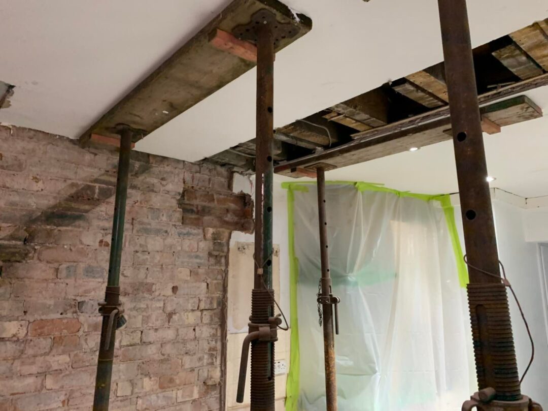 Load bearing wall removal
