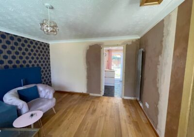 Stud Wall, Radiator and Electrical Socket