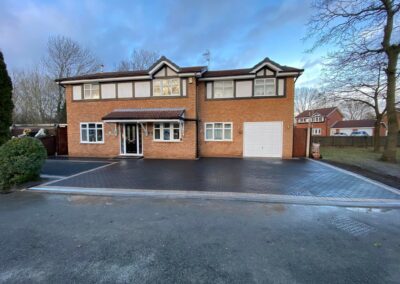 Large House and Driveway 